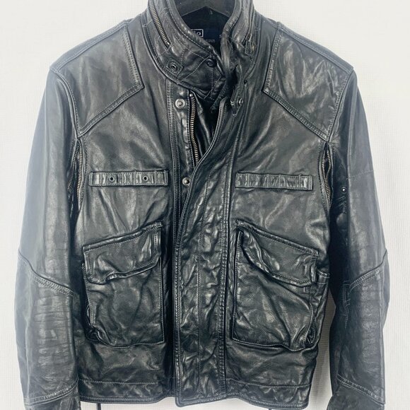Ralph Lauren heavy leather jacket Black 40'sdetails cowhide orig. $2400 RARE